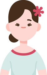 costa rica illustration on a white background 