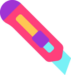 cutter illustration on a white background 