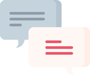 dialogue illustration on a white background 