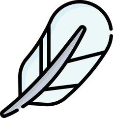 feathers illustration on a white background 