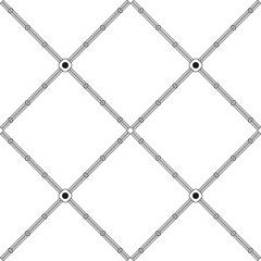 Abstract geometric elements and thin black lines running diagonally form a grid. Background for postcards, presentations, websites, textiles.