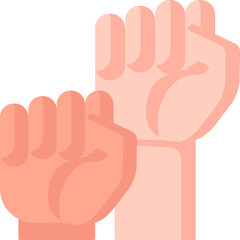 fist illustration on a white background   