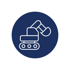 Crane icon vector stock illustration