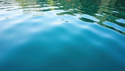Calm lake surface, ripples forming geometric shapes, abstract pattern, design texture, ripple texture