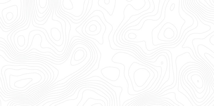 Abstract Topographic map design with Seamless pattern with lines . geographic contour map paper texture.  Retro topographic map. geographic mountain relief. terrain path isolated&nbsp;on&nbsp;background.