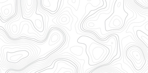 Abstract Topographic map design with Seamless pattern with lines . geographic contour map paper texture.  Retro topographic map. geographic mountain relief. terrain path isolated on background.