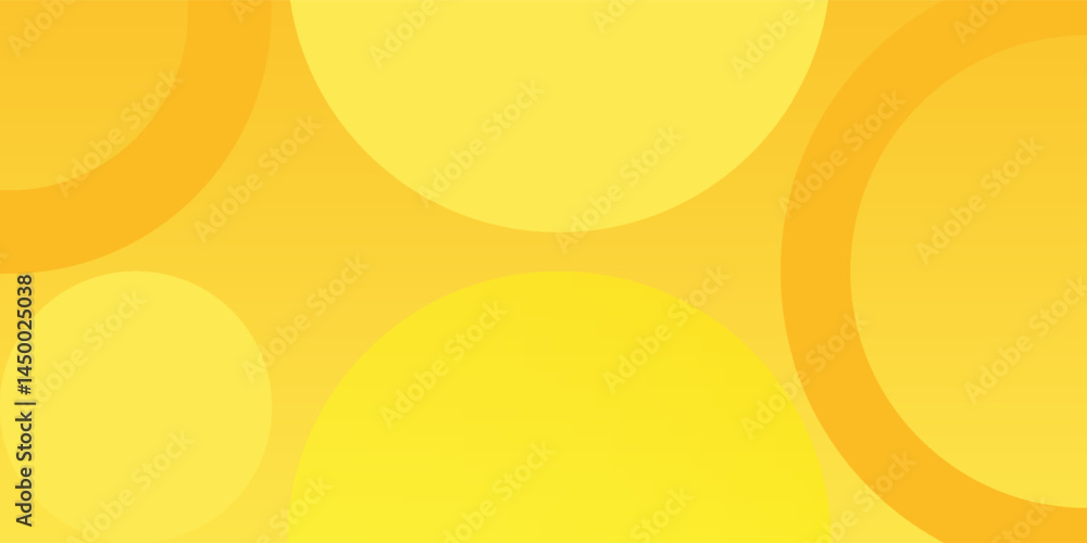 Poster fluid yellow gradient shapes composition. for presentation design. vermilion base for website, print