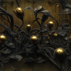 Art Nouveau Seamless tile 