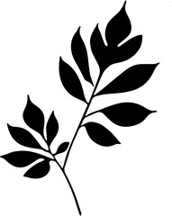 vector illustration of a leaf
