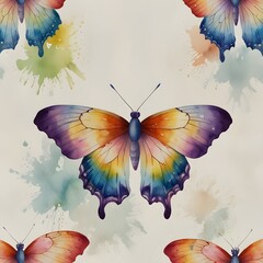 butterfly and flowers