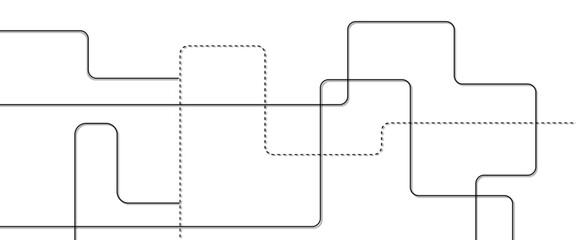 Obraz premium Vectors Abstract connecting lines and dots. Social networking.