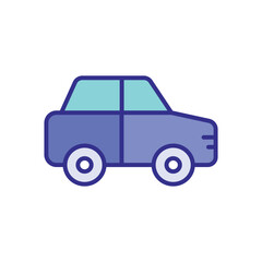 Car icon vector stock illustration