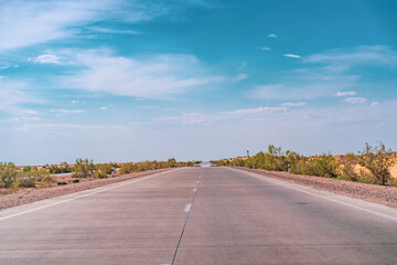 A road with no cars on it