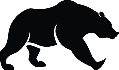 vector bear silhouette