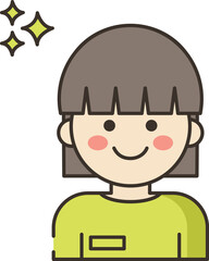 kids illustration on a white background 