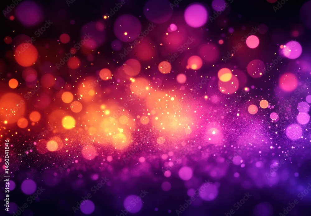 Poster colorful bokeh background with bright lights and soft focus for creative projects and abstract desig