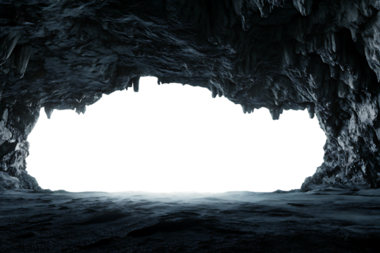 Cavern,isolated on white background PNG