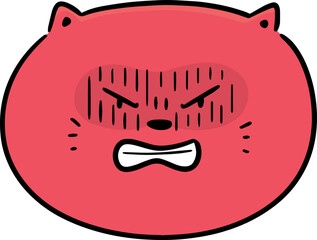 Illustration of cat face
