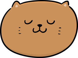 Illustration of cat face
