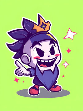 Custom twitch emotes design illustration emote