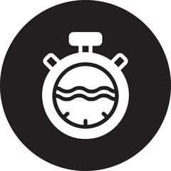 stopwatch glyph icon