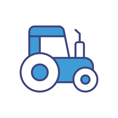 Tractor icon vector stock illustration