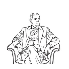 Sketch of running man figure – runner man silhouette – runner man vector – runner man doodle – running illustration – runner man line art

