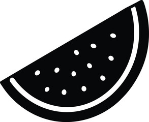 slice of watermelon on white background 