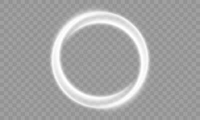 Dynamic Twirl Effect with Glowing Neon Particles, Circular Waves, and Sparkling Streaks, Highlighting Power and Rotation, in a Magical, Vibrant, and Futuristic Design – PNG with Transparent Background