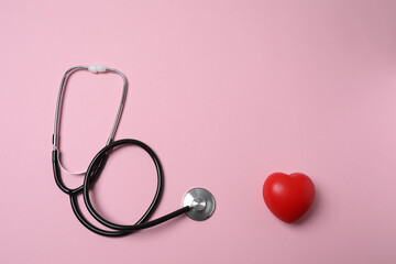 diagnostics stethoscope on a white background