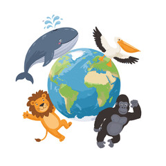 Fototapeta premium Connecting with Earth: Understanding the Importance of Biological Diversity