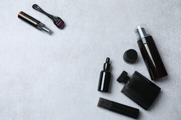 Naklejka premium cosmetic set for men black