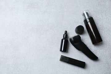 Naklejka premium cosmetic set for men black