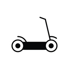 Scooter Electric icon vector stock illustration