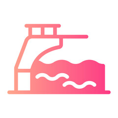 Springboard gradient icon