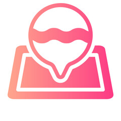 location gradient icon