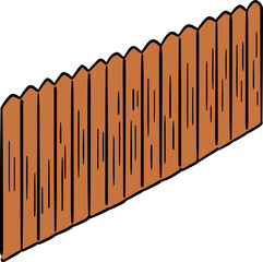 Illustration of fence
