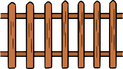 Illustration of fence
