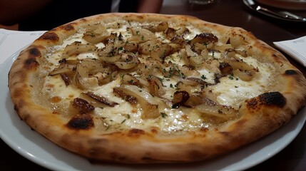 Delicious Caramelized Onion and Cheese Pizza