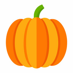 Pumpkin icon on white background
