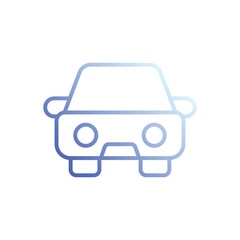 Car icon vector stock illustration