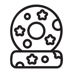 Rubber Ring line icon