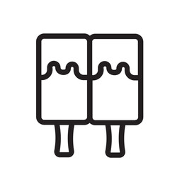 ice cream line icon