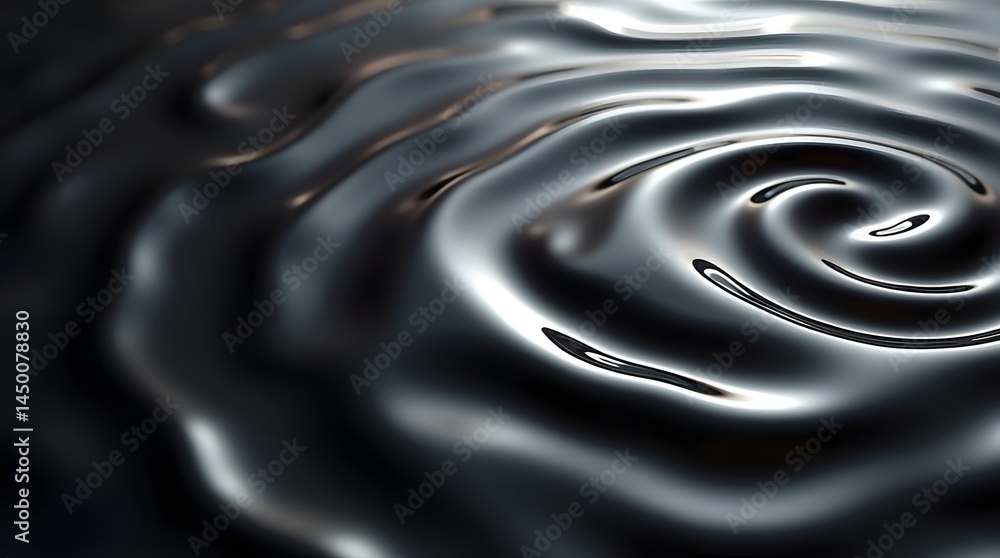Poster close-up of rippling water surface creating mesmerizing patterns and reflections.