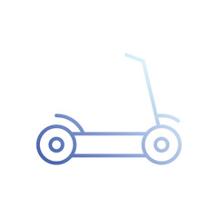 Scooter Electric icon vector stock illustration