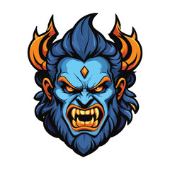 God of the Underworld: Bold Esports Mascot Logo Featuring Hades