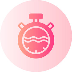 stopwatch gradient icon