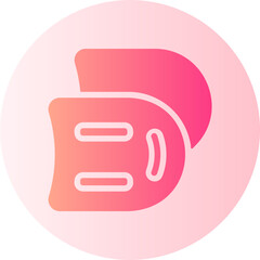 surf board gradient icon