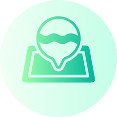 location gradient icon