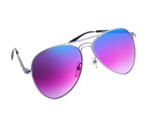 Isolated Gradient Tint Sunglasses